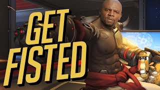 Doomfist Gameplay with Terry Crews Voice Lines [upl. by Schulze947]