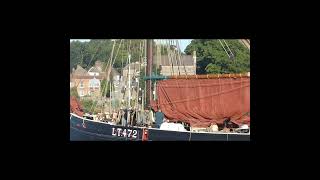 Hoisting the mainsail of a fishing smack shorts [upl. by Stephen889]