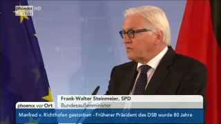 UkraineKrise Treffen von Ashton und Steinmeier SPD am 02052014 [upl. by Nodab387]