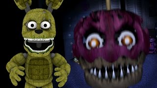 SFM FNAF PLUSHTRAP PLAYS Five Nights at Freddys 4 Night 6 [upl. by Binnie]