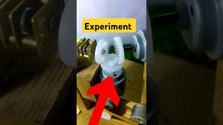 how to work plastic Gear Wheel dcmotor tech youtubeshorts motor dcmotorproject experiment [upl. by Dis28]