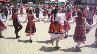 Kazanluk Rose Festival  Bulgarian Horo in Town Square  June 6th 2010 [upl. by Eelessej]