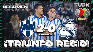 HIGHLIGHTS  Monterrey 20 Puebla  Liga Mx  CL2024 J1  TUDN [upl. by Hoffer875]