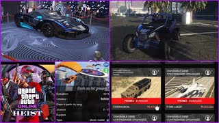 DLC HEIST CASINO NAGASAKI OUTLAW DISPO 40 PROMO WARSTOCK ET ARMES MK2 2xGTA\RP MODE RIVALITÉ [upl. by Slrahc]