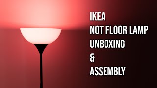 Ikea Not Floor Lamp Unboxing IN Hindi  Premium Floor Lamp India  Lamps India Online [upl. by Oile]