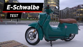 ESchwalbe im Test Das DDRKultmoped ist zurück [upl. by Adnylam]