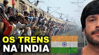 COMO É VIAJAR DE TREM NA INDIA 2014 🇮🇳 🚂 [upl. by Naoj896]