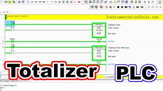 Totalizer in PLC  Totalising and Retentive Timer  TTIM Instruction [upl. by Harday]