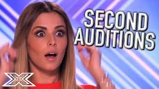 ACTS Return for SECOND Auditions on The X Factor UK  X Factor Global [upl. by Nedia]