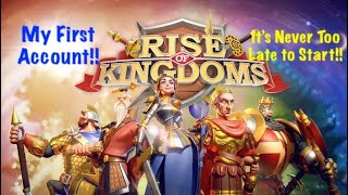 Brand New Player to RISE of KINGDOMS First Account First Impressions [upl. by Olivier]