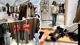 Shopping vlog ZARA  new collection  style outfits  шопинг и примерка [upl. by Eimat503]