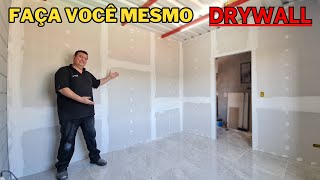 Como Fazer Parede de Drywall Gesso Acartonado Parte 02  Fixação das Placas de Gesso Acartonado [upl. by Padraic]