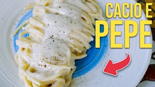 How to Make CACIO e PEPE PASTA That its Easy for Everyone to Make [upl. by Airretal]