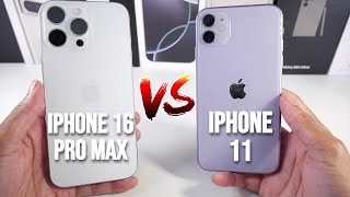 iPhone 11 VS iPhone 16 Pro Max Comparison Camera Test PUBG amp Display amp Speed [upl. by Zilevi]