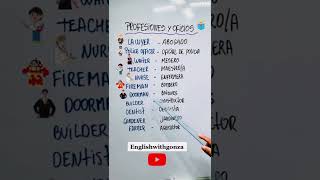 Profesiones y oficios en inglés [upl. by Shanie]