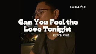 Can You Feel the Love Tonight  Elton John Live Cover [upl. by Yenduhc]