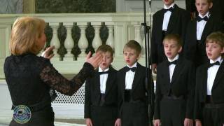 Lacrimosa from Requiem Mozart Piano  Moscow Boys Choir DEBUT [upl. by Honniball]