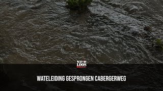 WATERLEIDING GESPRONGEN CABERGERWEG [upl. by Kirit]