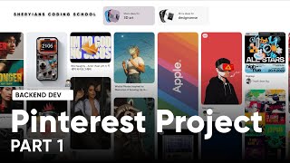 PROJECT🚀 Pinterest Clone Tutorial Part 1 Building Your Own Social Inspiration Platform [upl. by Natsud]