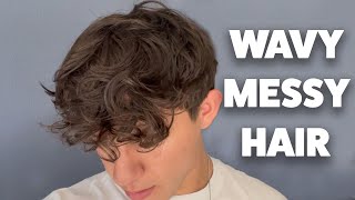 EASY Messy Hair Tutorial For The PERFECT Wavy Hair [upl. by Ranjiv]