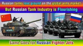 Russian tanks lose ground on the global arms market But Russian Tank Industry is Flourishing [upl. by Ariajay]