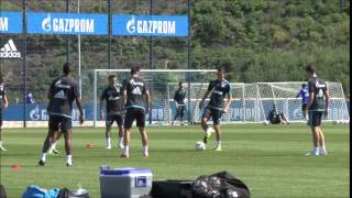 First Schalke Training with Andre Breitenreiter [upl. by Orel]