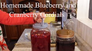 Blueberry and Cranberry Cordials  How to Make [upl. by Courtney]