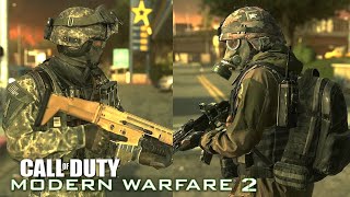 US Army Ranger vs Spetsnaz  MODERN WARFARE 2 REMASTERED NPC Wars [upl. by Anah]