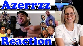 Teacher and Coach Reaction to Azerrz Hit Rap Songs in Voice Impressions [upl. by Llertnauq]