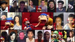 Super version  SML Movie Jeffy’s Trap  REACTIONS MASHUP Reaction Mashup Lover Reupload [upl. by Navert733]