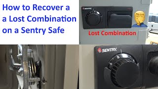 554 How to Recover a Lost Combination on a Sentry Safe Model 1250 [upl. by Iru517]