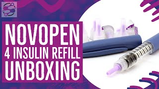 NovoPen 4 insulin Refill Unboxing English  Insulin refill pen unboxing Novo Nordisk insulin pen [upl. by Rayle]