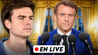 Emmanuel Macron répond aux journalistes en direct [upl. by Monica]