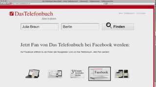 Das Telefonbuch online Kampagne 2013 [upl. by Burwell958]