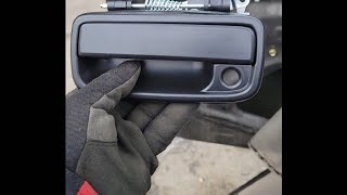 2002 Toyota Tacoma Exterior Door Handle Replacement How To DIY [upl. by Marashio548]