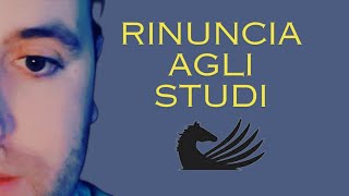 Pegaso  Rinuncia agli studi [upl. by Idonah]