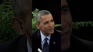 Barrack Obama replies on weird and funny interview Shorts obama [upl. by Eirruc]