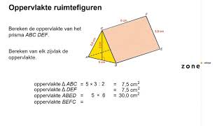 3 VMBO KGT 73 Oppervlakte ruimtefiguren [upl. by Haneekas872]