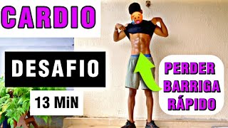 FAÇA ESSES EXERCÍCIOS PARA EMAGRECER RÁPIDO EM CASA  TREINO CARDIO SEM EQUIPAMENTOS [upl. by Ethelred21]