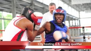 2016 Olympics boxing tournament US qualifiers in Chattanooga [upl. by Airetnohs]