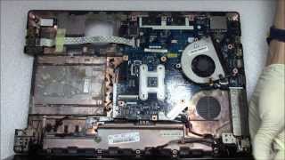 Acer Aspire 5336 Disassembly  Teardown [upl. by Garvy323]