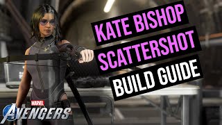 Marvels Avengers  Ultimate Kate Bishop Scattershot Range Damage Build [upl. by Erek]