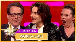 Timothée Chalamet Cant Believe Cher Saw Him On SNL  Wonka  The Graham Norton Show [upl. by Shayna299]