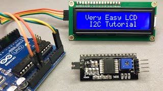 How to Use I2C LCD with Arduino  Very Easy Arduino LCD I2C Tutorial  Arduino 16x2 LCD I2C Tutorial [upl. by Negris85]