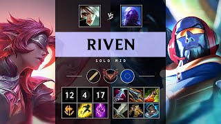 Riven Mid vs Ryze Rampage  EUW Grandmaster Patch 1420 [upl. by Zysk]