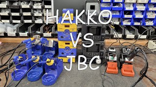 Soldering Tech Talk Hakko vs JBC Tools  Which Should You Choose Pros and Cons [upl. by Naejeillib739]