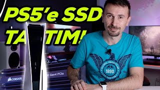 PlayStation 5e M2 SSD taktım PS5in depolama alanı nasıl genişletilir [upl. by Ahsita]