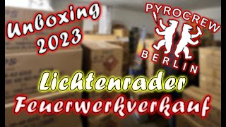 🔥 Lichtenrader Feuerwerkverkauf Unboxing 2023 🧨  🔥 30 Minuten feinste Ware😎 PyroCrew  Berlin 🎆 [upl. by Madriene]