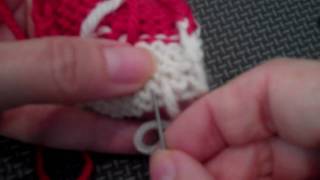 Arenda Holladay Lesson 1Weaving in EndsDuplicate stitch Part 1 [upl. by Glenine]