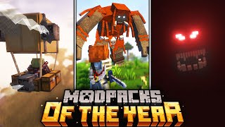 TOP 10 Minecraft ModPacks OF THE YEAR 2023 🎉  Forge amp Fabric [upl. by Meuser333]